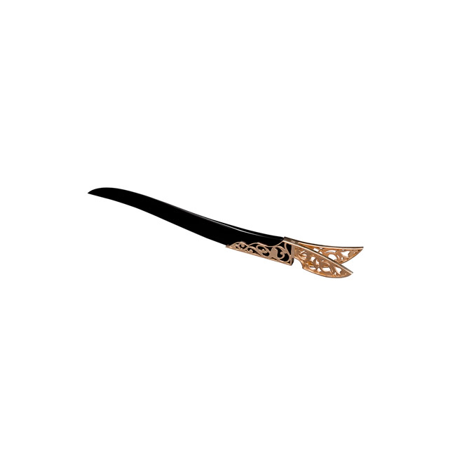 BONE HANDLED BUTTERFLY LETTER OPENER