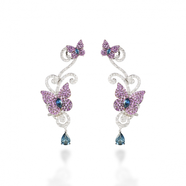 CARBONELL BUTTERFLY EARRING