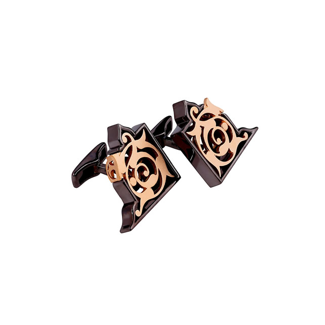 DIVRIGI GOLD CUFFLINKS