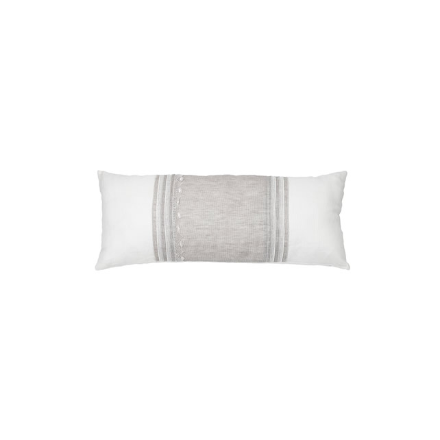 NEEDLE LACE LINEN PILLOW