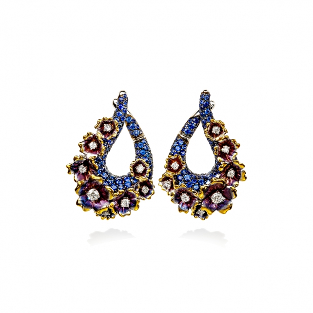 SAPPHIRE VERVAIN EARRINGS