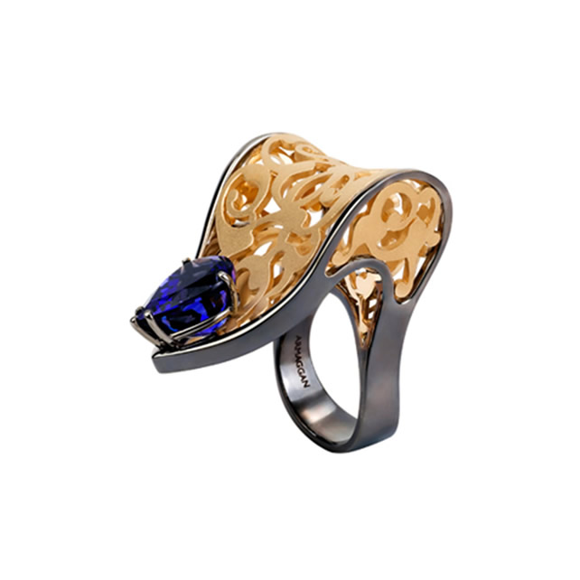 TANZANITE RUMI RING