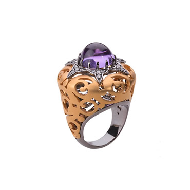 Ametist Rumi Ring