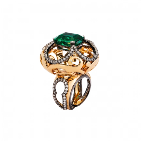 Emerald Sultan Ring