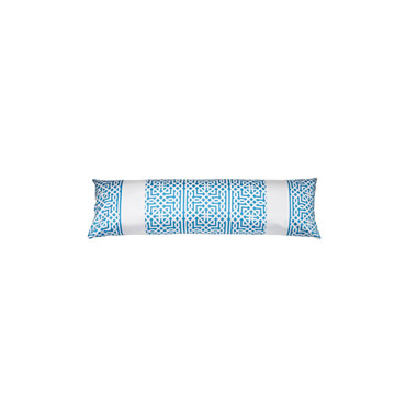 Geometric Silk Pillow