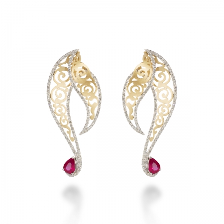 Ruby Rumi Earrings