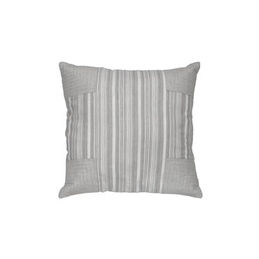 Striped Patchy Linen Pillow