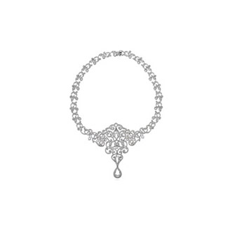 DIAMOND RUMI NECKLACE