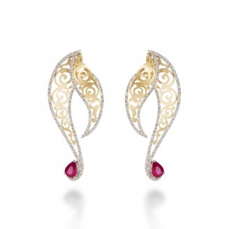 RUBY RUMI EARRINGS